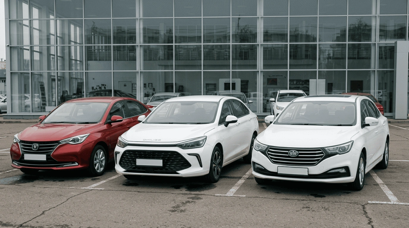 ТОП-10 Самых дешёвых китайских автомобилей в России