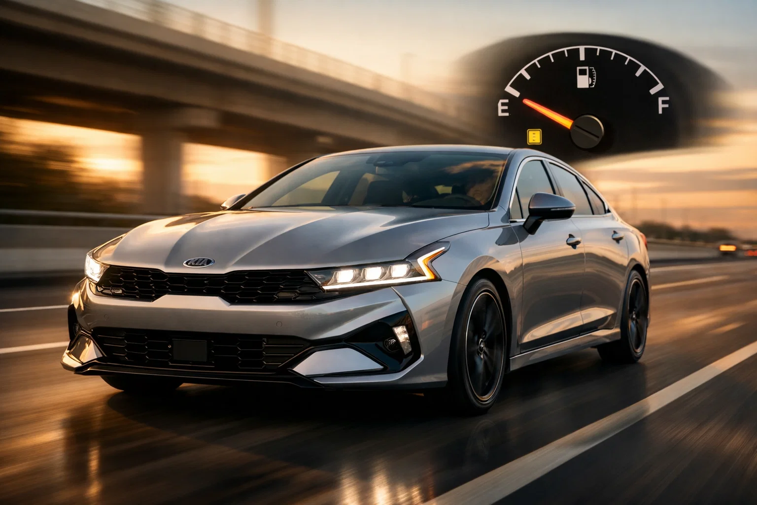 Расход топлива КИА К5: какой расход на 100 км?